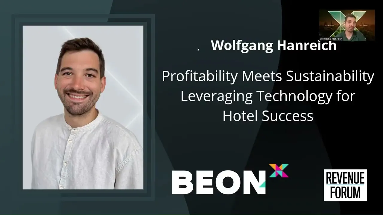 Revenue Forum_Profitability meets Sustainability: Leveraging Technology for Hotel Success